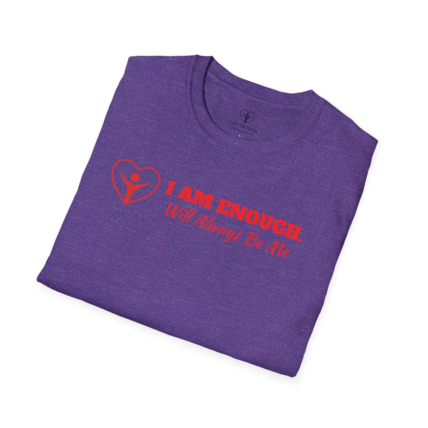 'I Am Enough' Brand Logo and Icon Unisex Softstyle T-Shirt