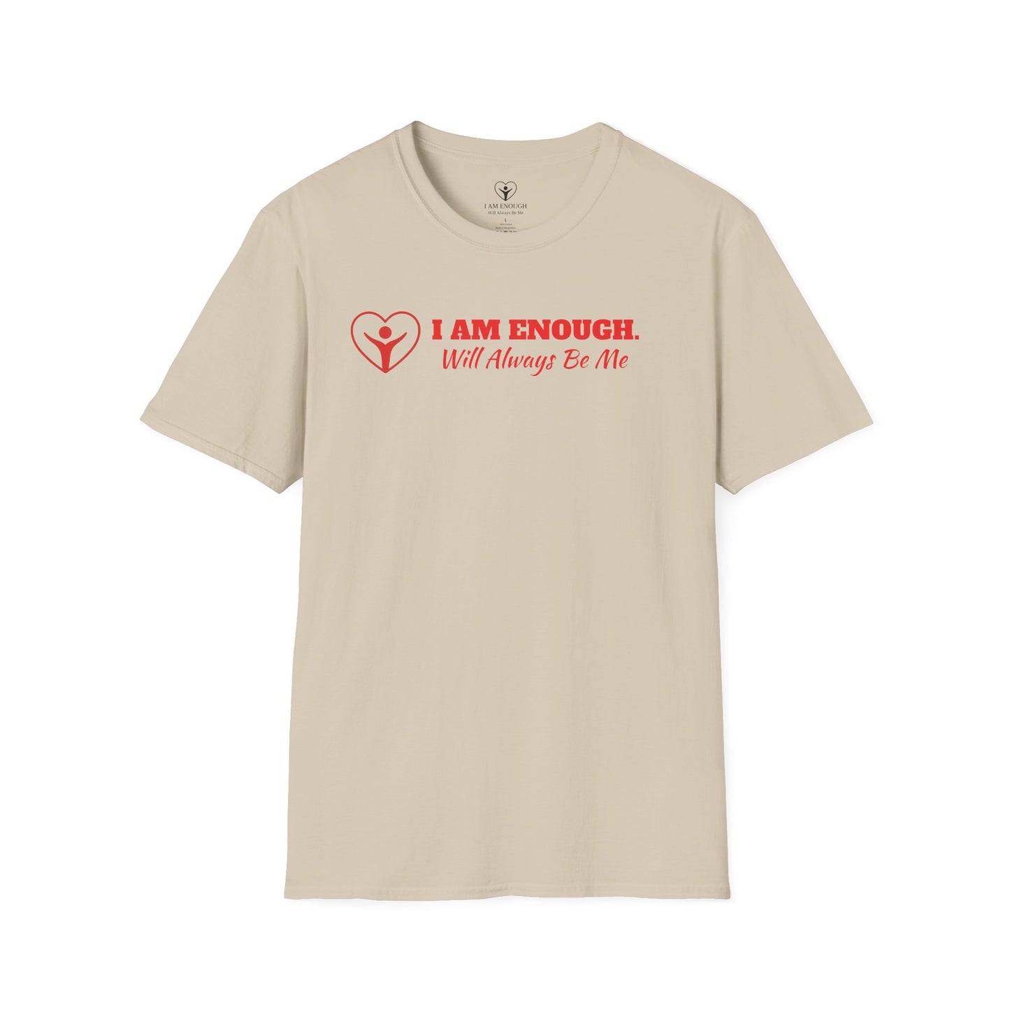 'I Am Enough' Brand Logo and Icon Unisex Softstyle T-Shirt