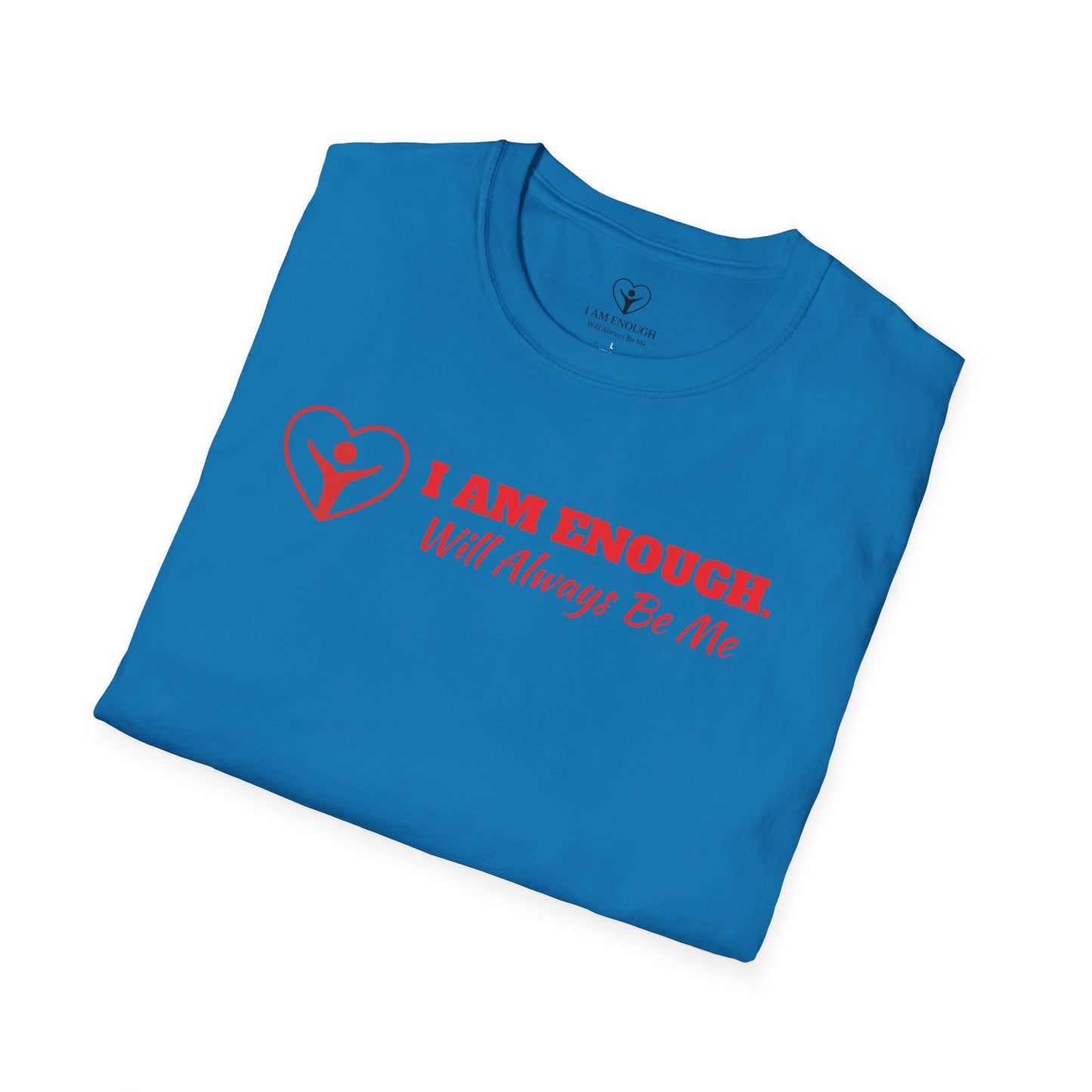 'I Am Enough' Brand Logo and Icon Unisex Softstyle T-Shirt