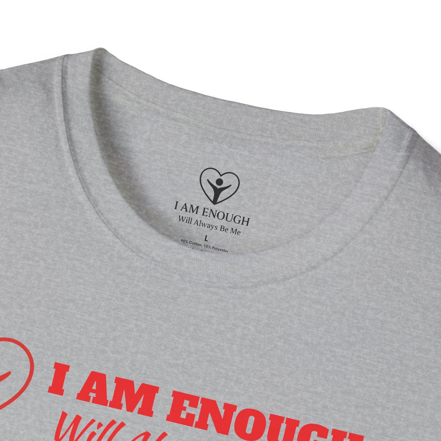 'I Am Enough' Brand Logo and Icon Unisex Softstyle T-Shirt