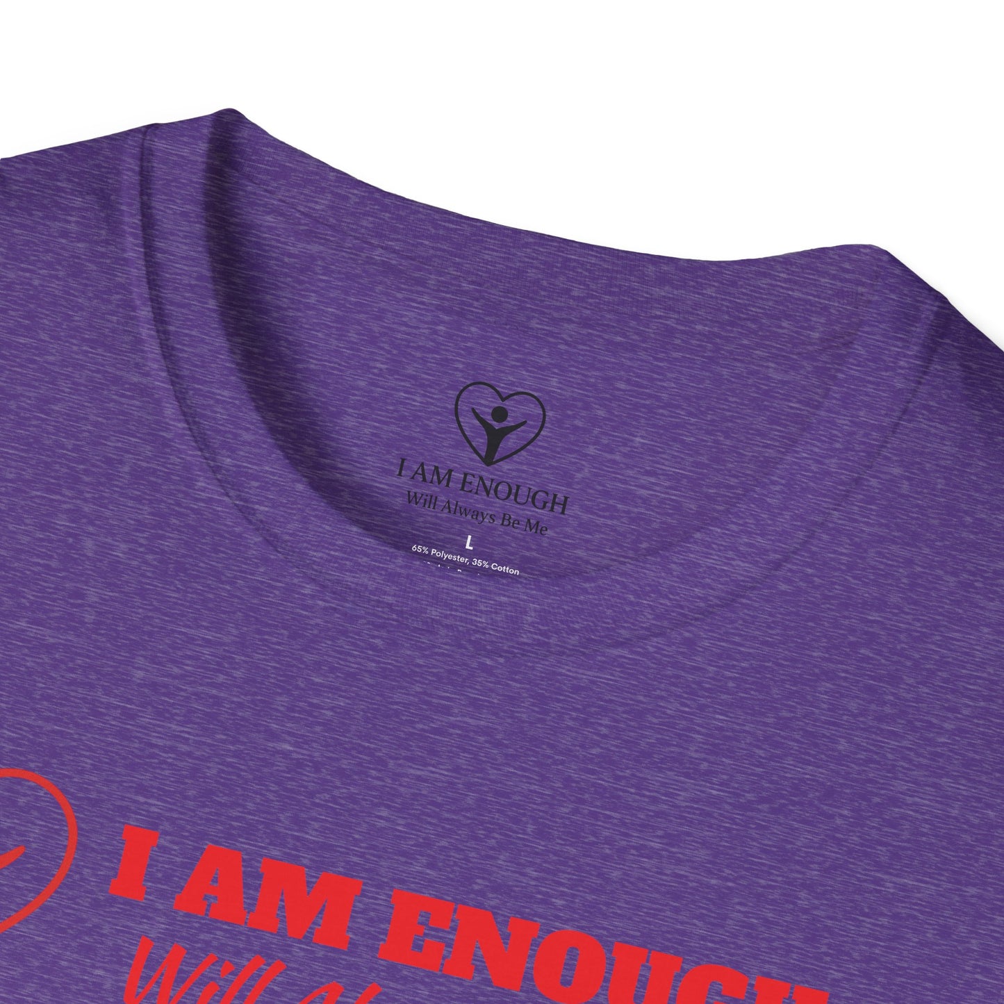'I Am Enough' Brand Logo and Icon Unisex Softstyle T-Shirt