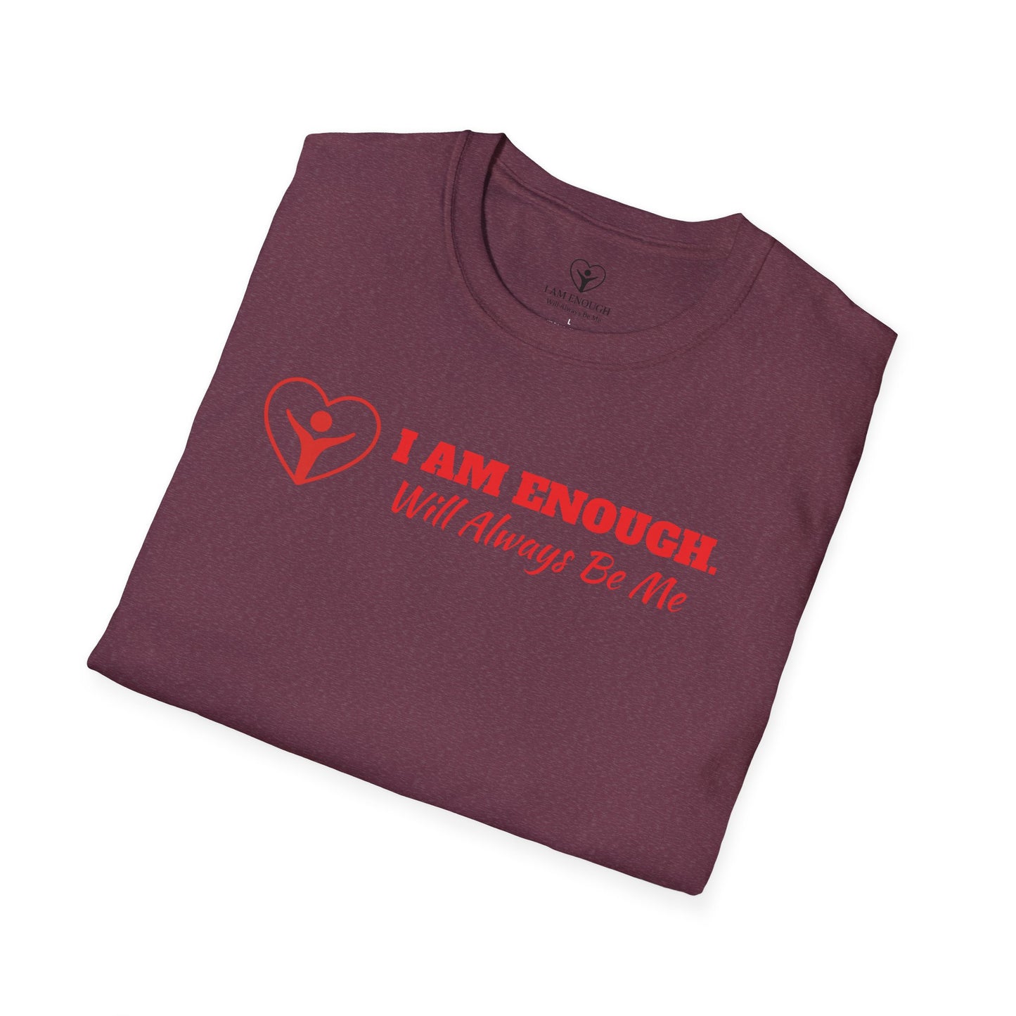 'I Am Enough' Brand Logo and Icon Unisex Softstyle T-Shirt