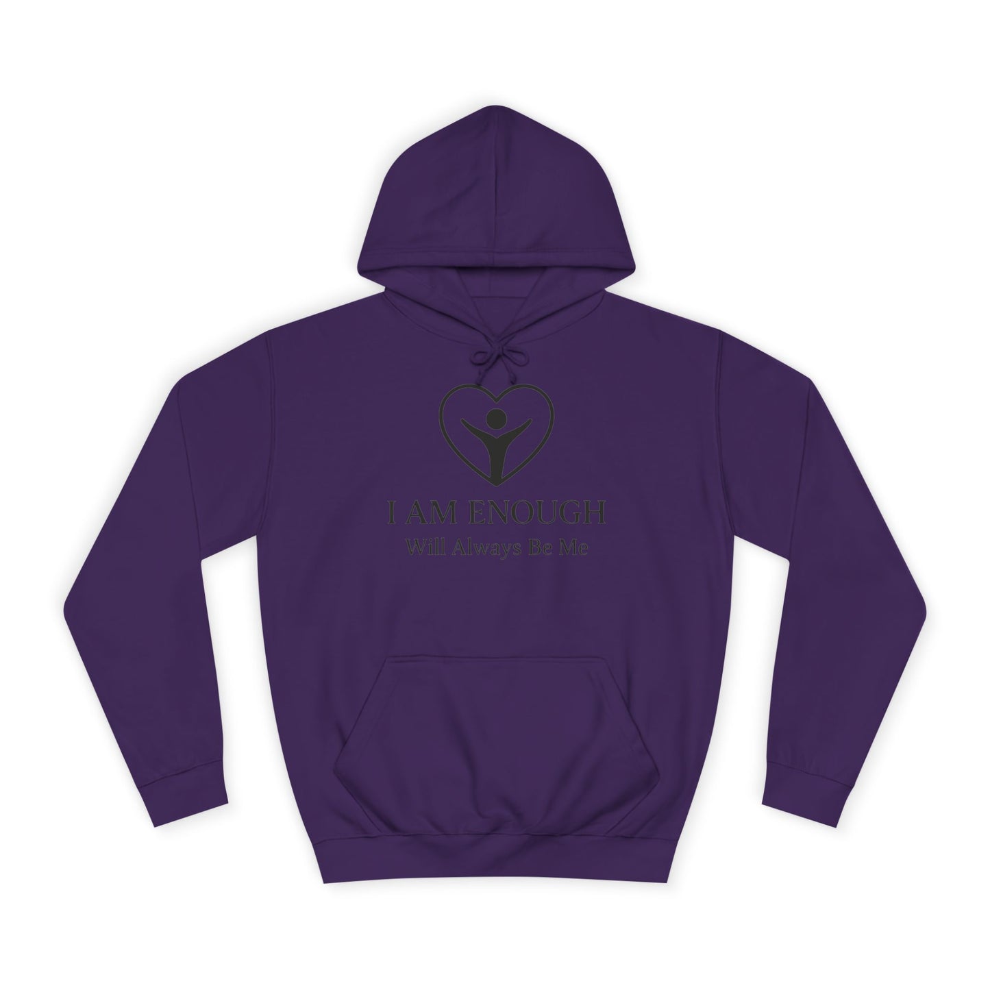 'I Am Enough' Brand Logo and Icon Unisex College Hoodie