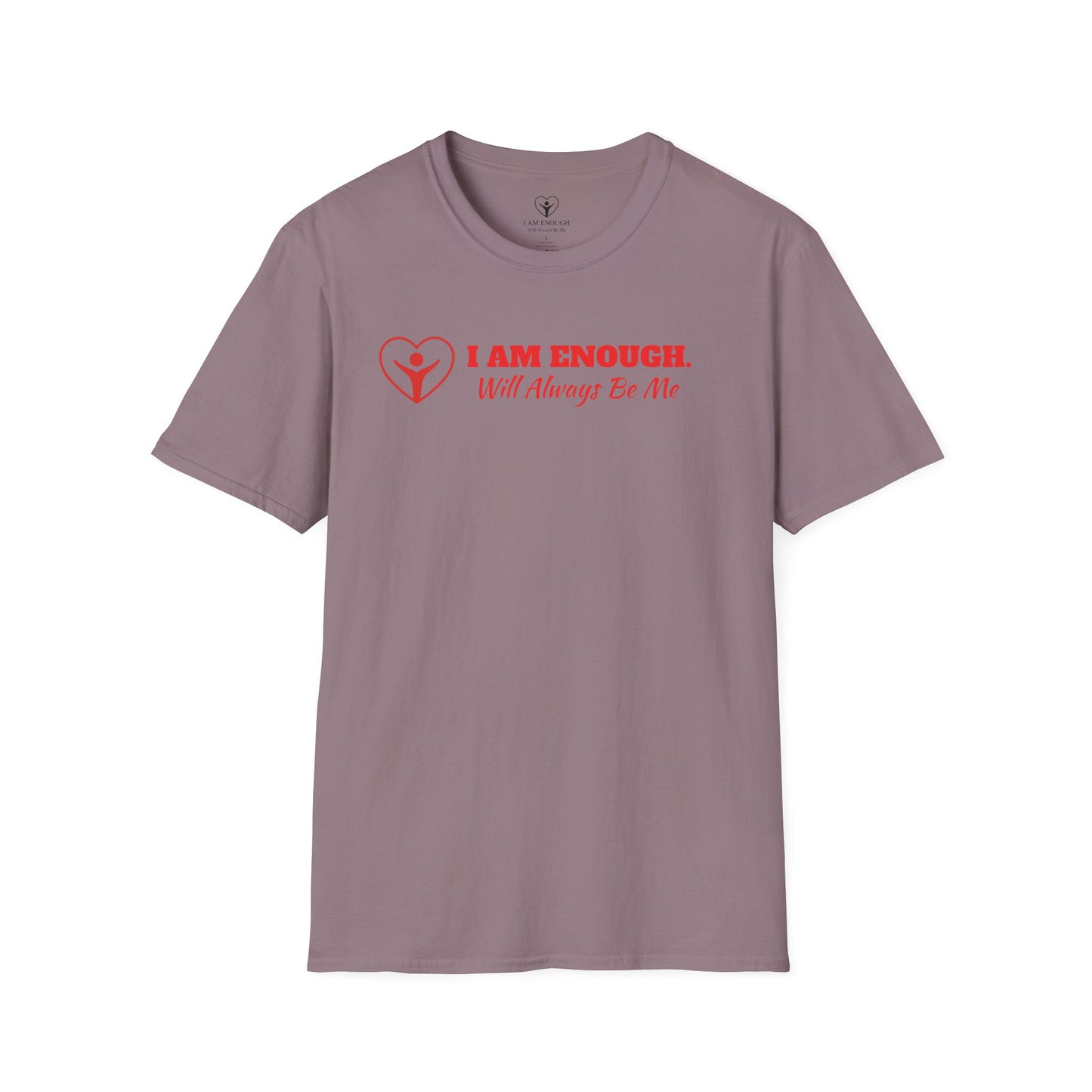 'I Am Enough' Brand Logo and Icon Unisex Softstyle T-Shirt