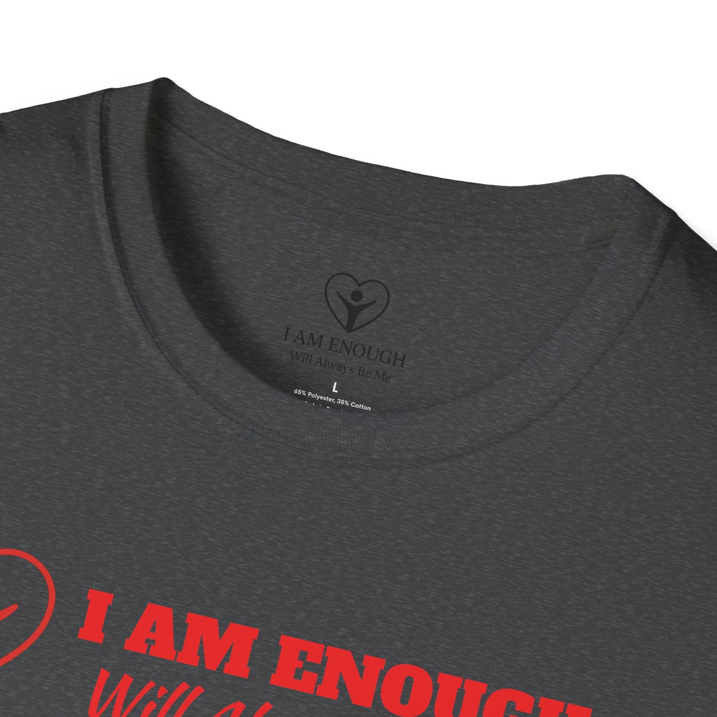 'I Am Enough' Brand Logo and Icon Unisex Softstyle T-Shirt