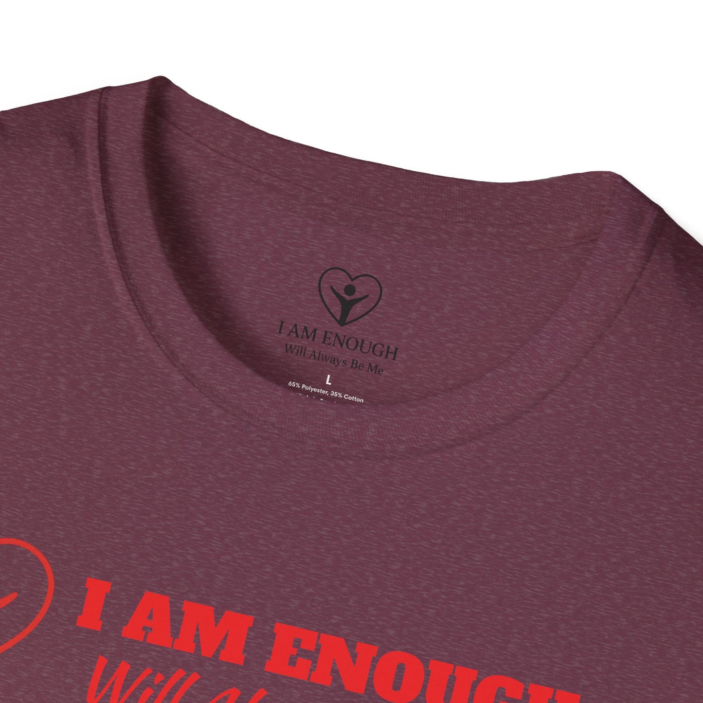 'I Am Enough' Brand Logo and Icon Unisex Softstyle T-Shirt