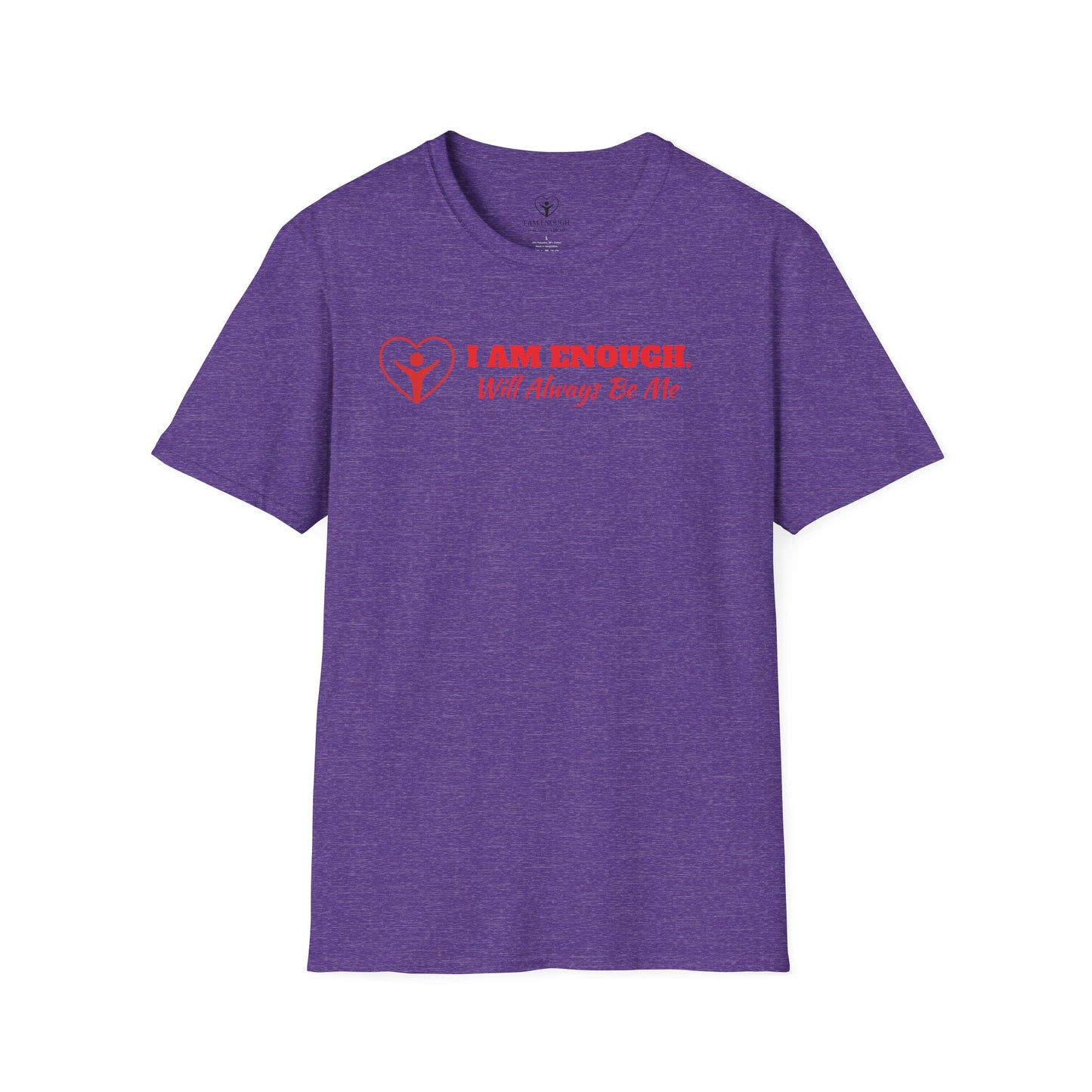 'I Am Enough' Brand Logo and Icon Unisex Softstyle T-Shirt