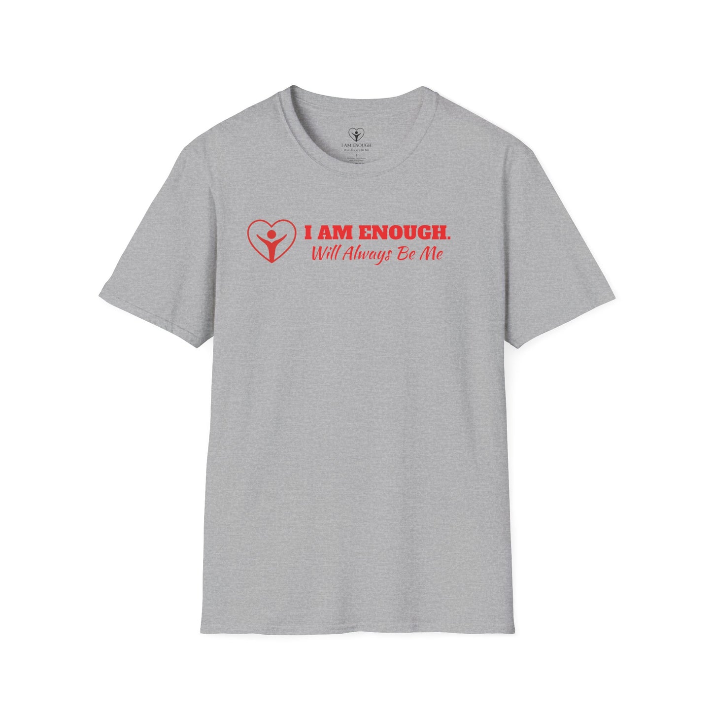 'I Am Enough' Brand Logo and Icon Unisex Softstyle T-Shirt