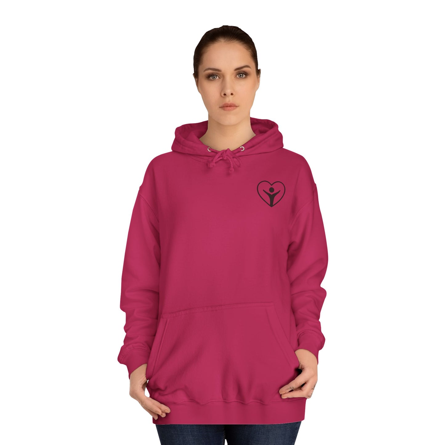 'I Am Enough' Brand Unisex College Hoodie