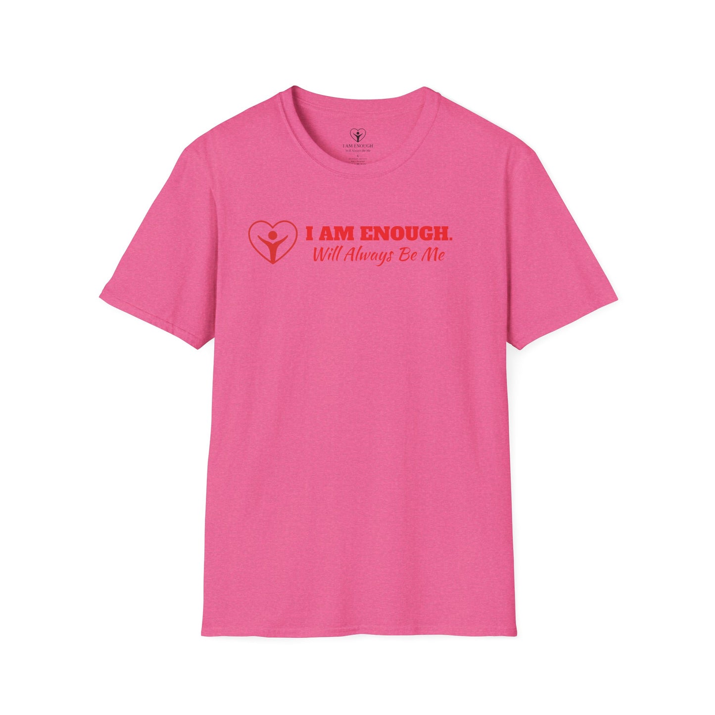 'I Am Enough' Brand Logo and Icon Unisex Softstyle T-Shirt