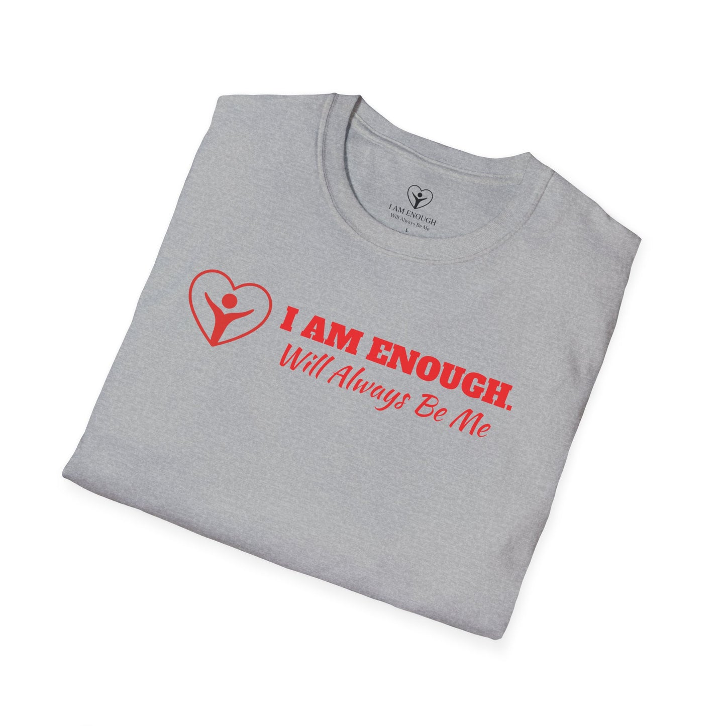 'I Am Enough' Brand Logo and Icon Unisex Softstyle T-Shirt