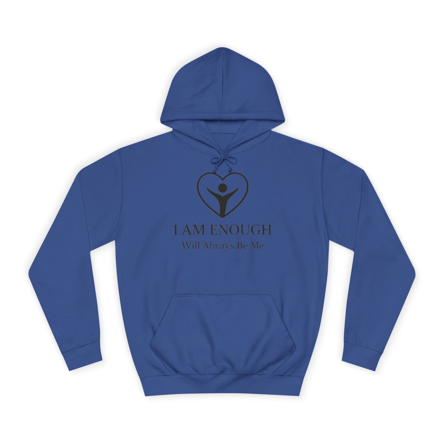 'I Am Enough' Brand Logo and Icon Unisex College Hoodie