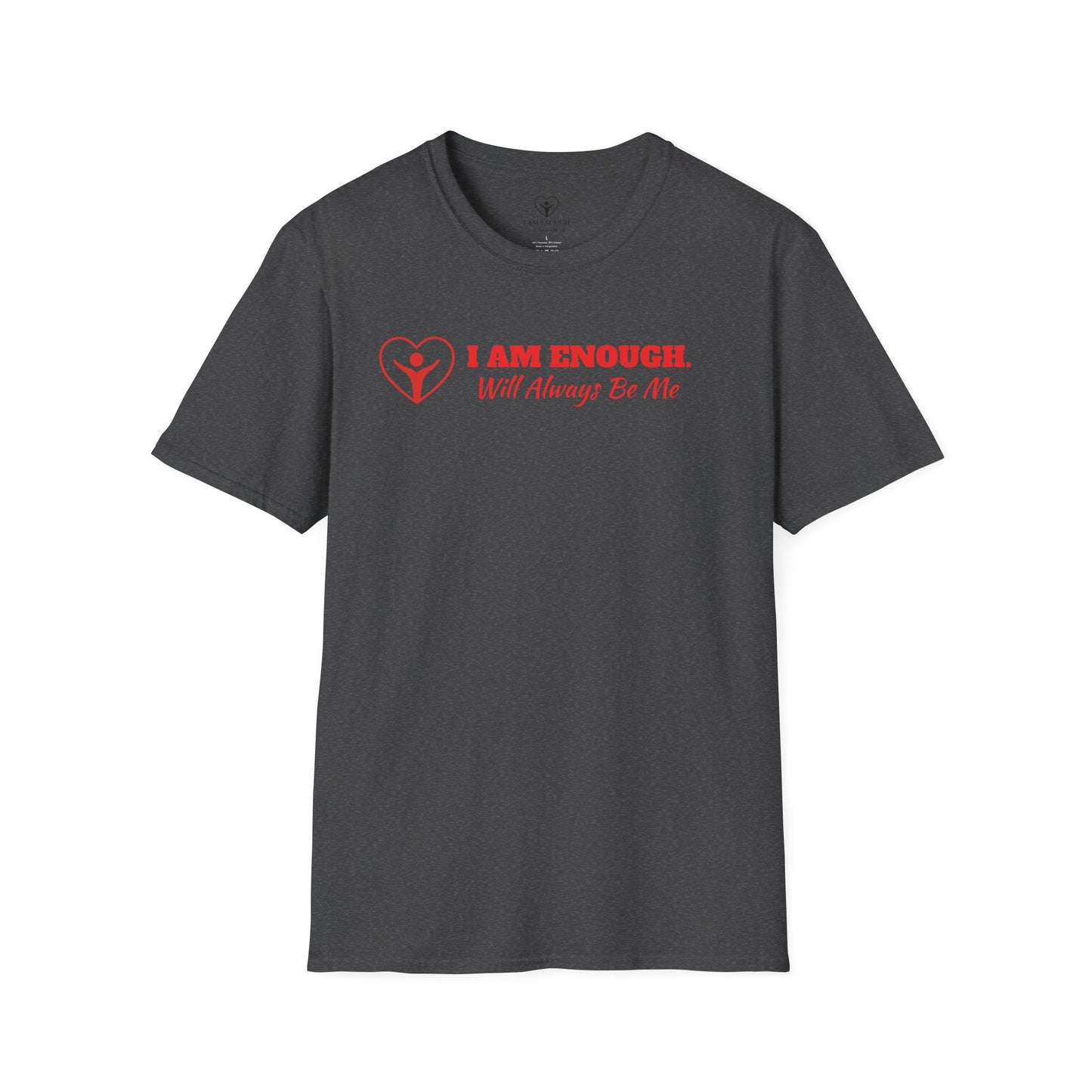 'I Am Enough' Brand Logo and Icon Unisex Softstyle T-Shirt