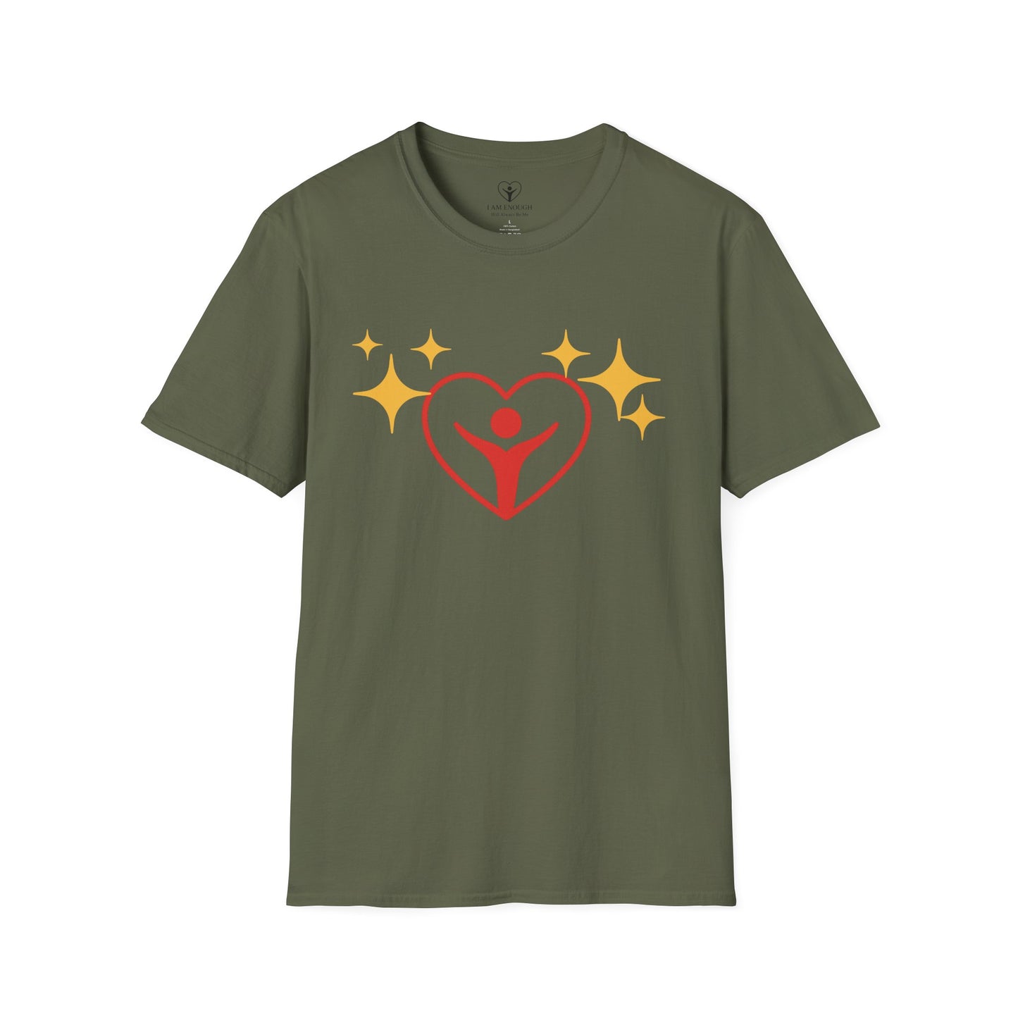 "Being Myself Is My Greatest Strength" Quote 'I AM ENOUGH' Brand Unisex T-Shirt