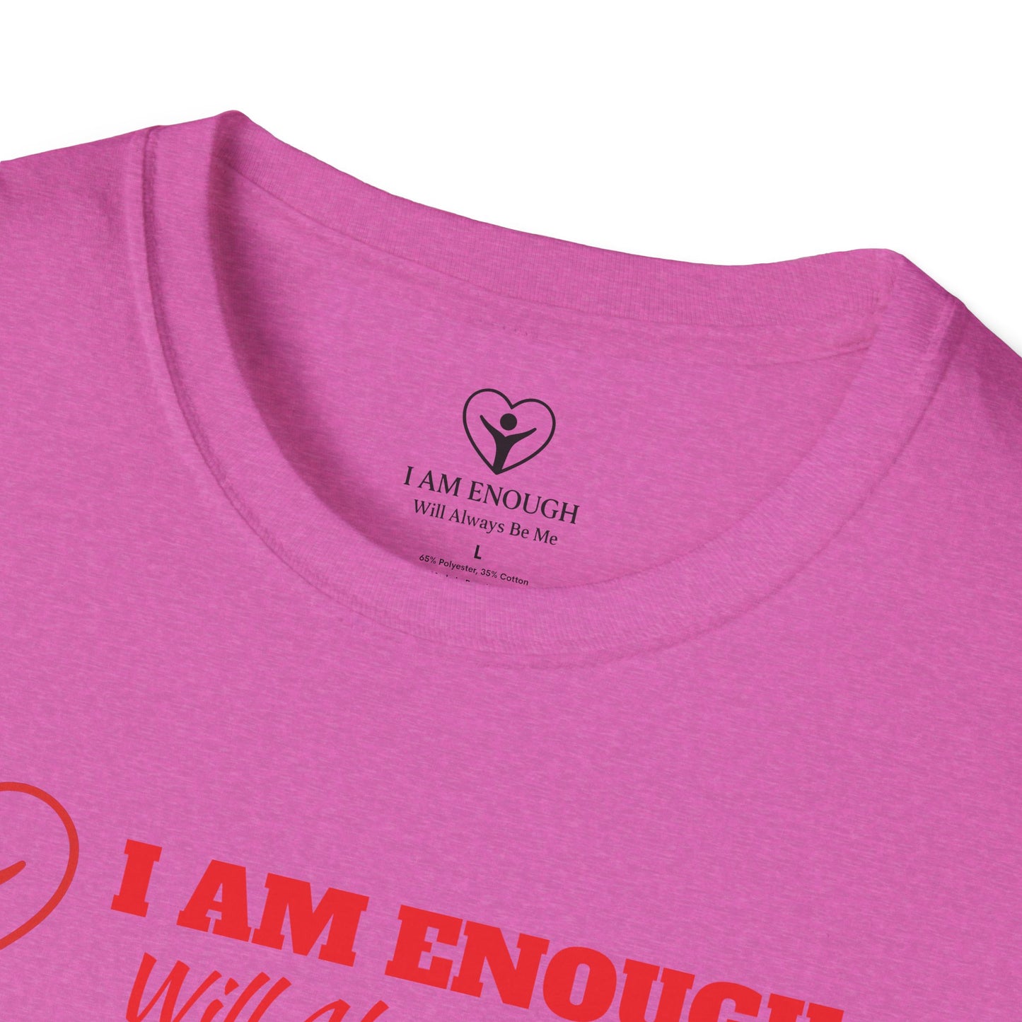 'I Am Enough' Brand Logo and Icon Unisex Softstyle T-Shirt