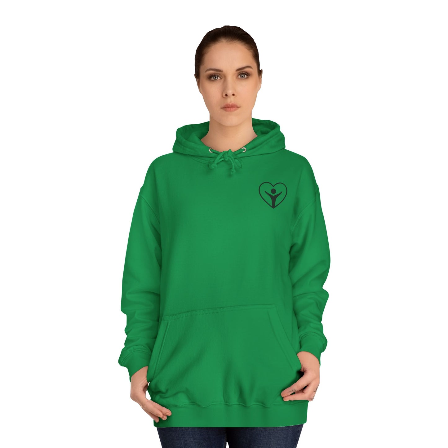 'I Am Enough' Brand Unisex College Hoodie