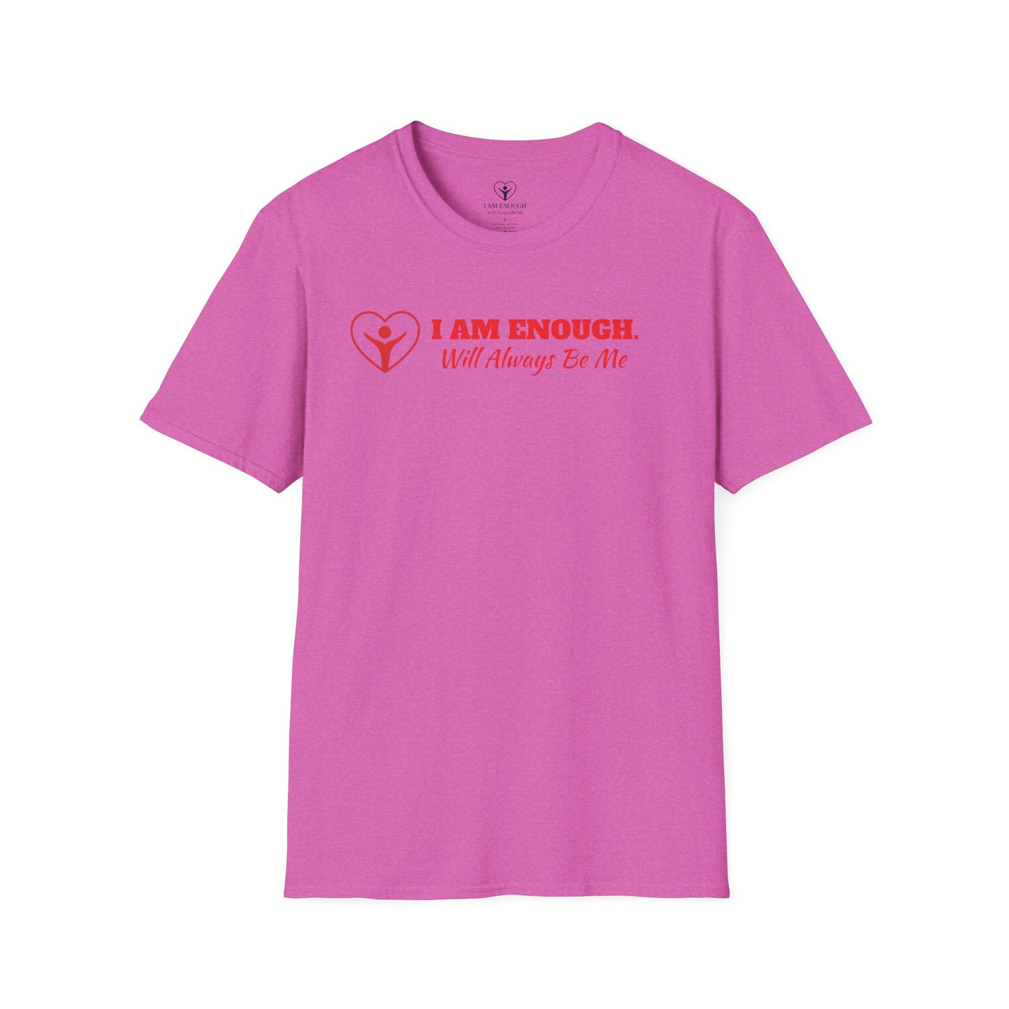 'I Am Enough' Brand Logo and Icon Unisex Softstyle T-Shirt