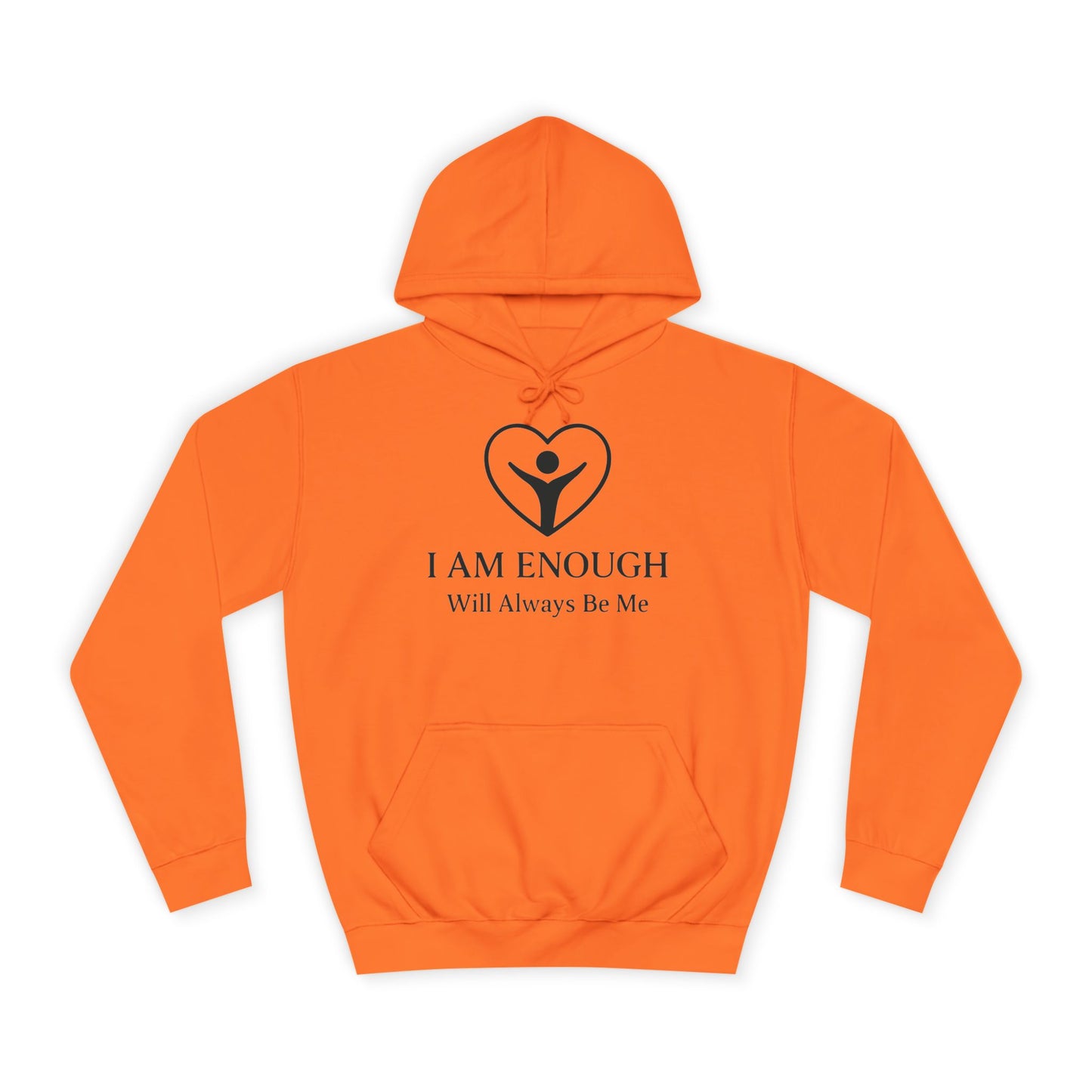 'I Am Enough' Brand Logo and Icon Unisex College Hoodie