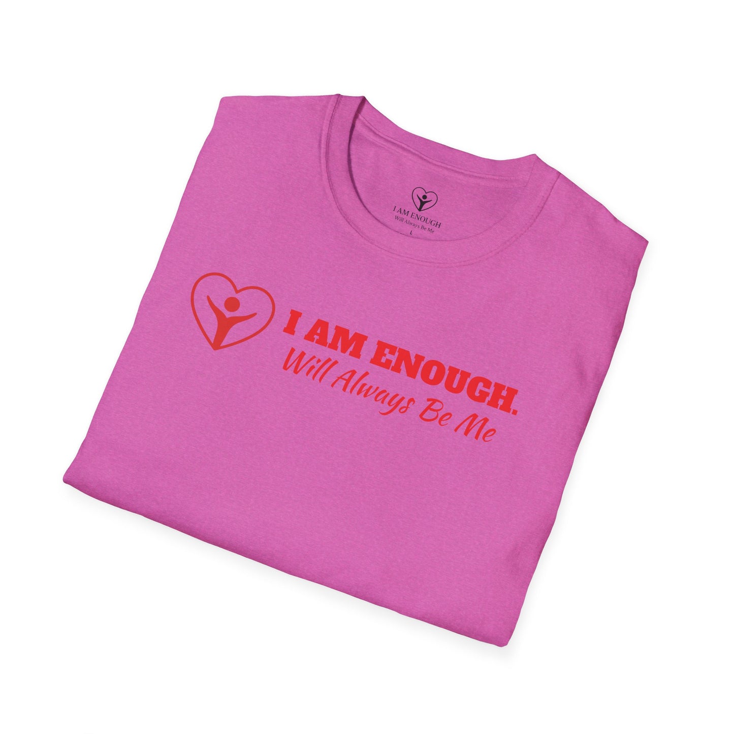 'I Am Enough' Brand Logo and Icon Unisex Softstyle T-Shirt