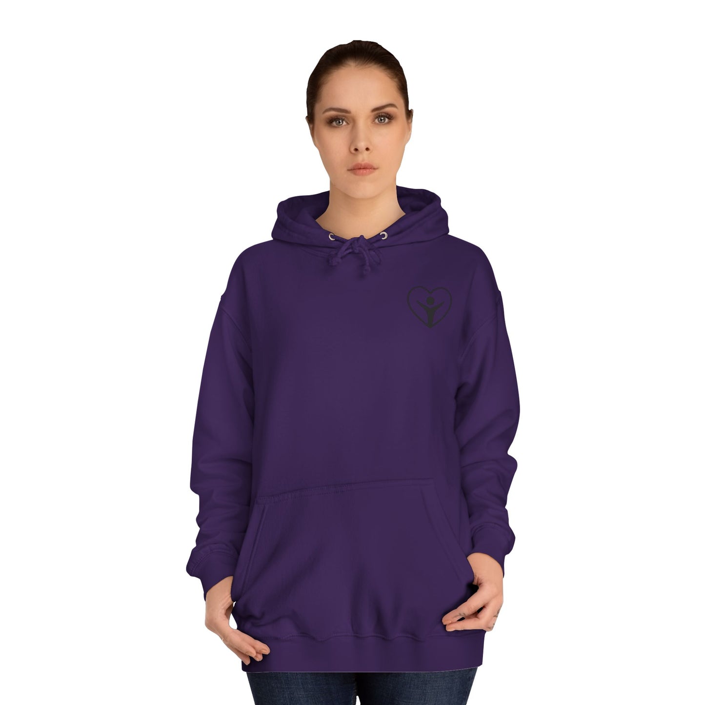 'I Am Enough' Brand Unisex College Hoodie