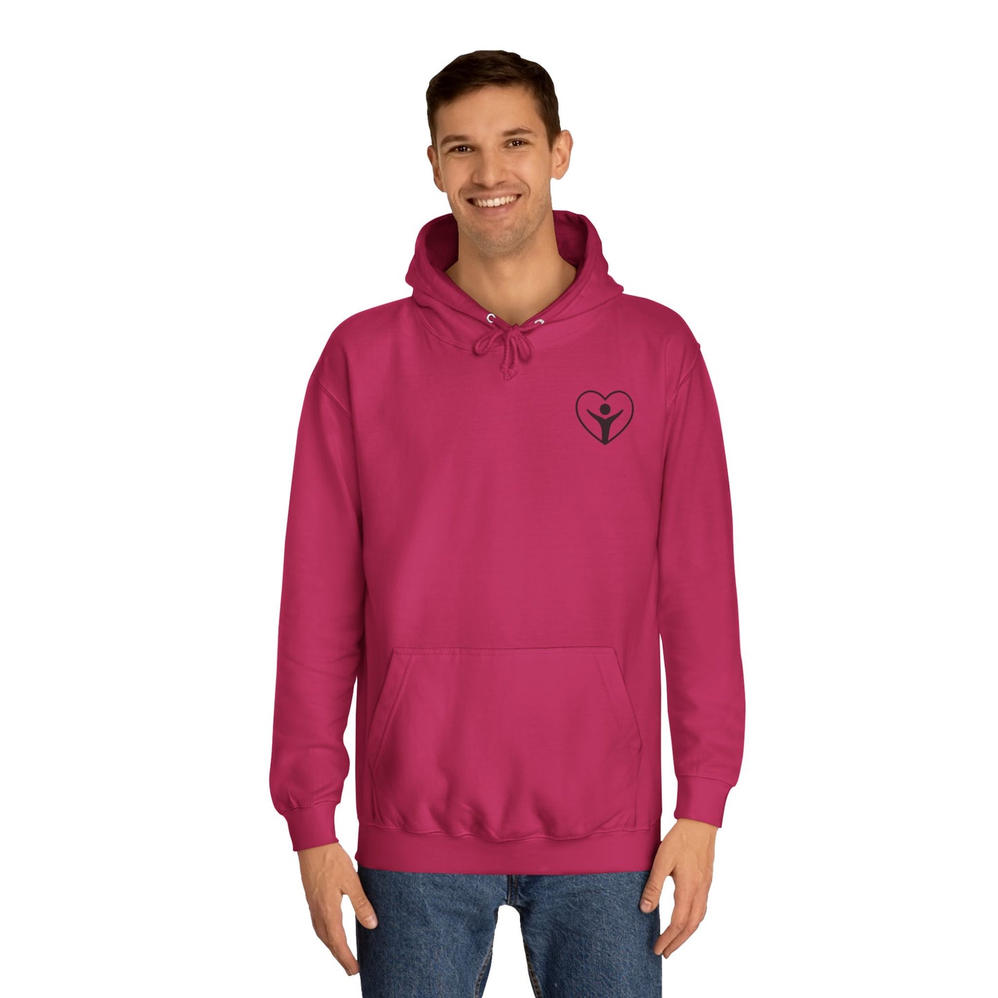 'I Am Enough' Brand Unisex College Hoodie