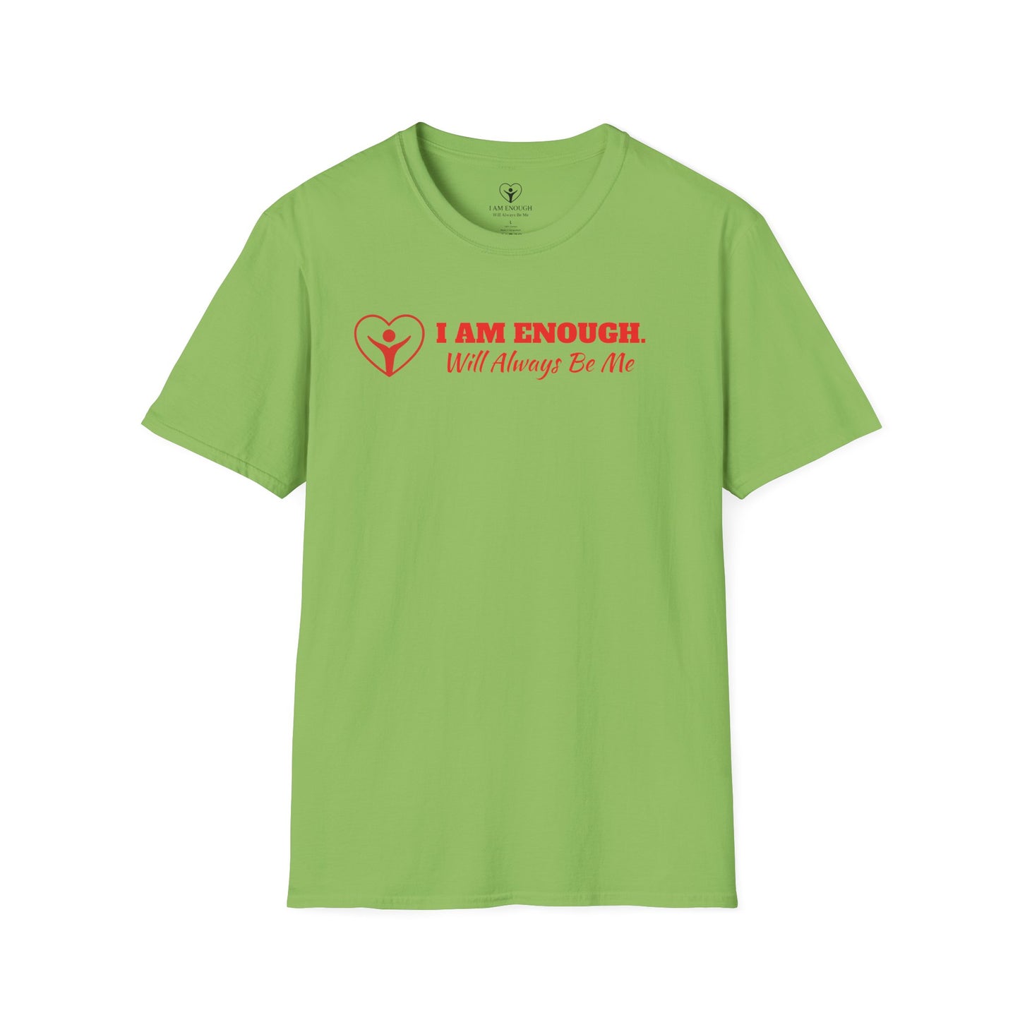 'I Am Enough' Brand Logo and Icon Unisex Softstyle T-Shirt