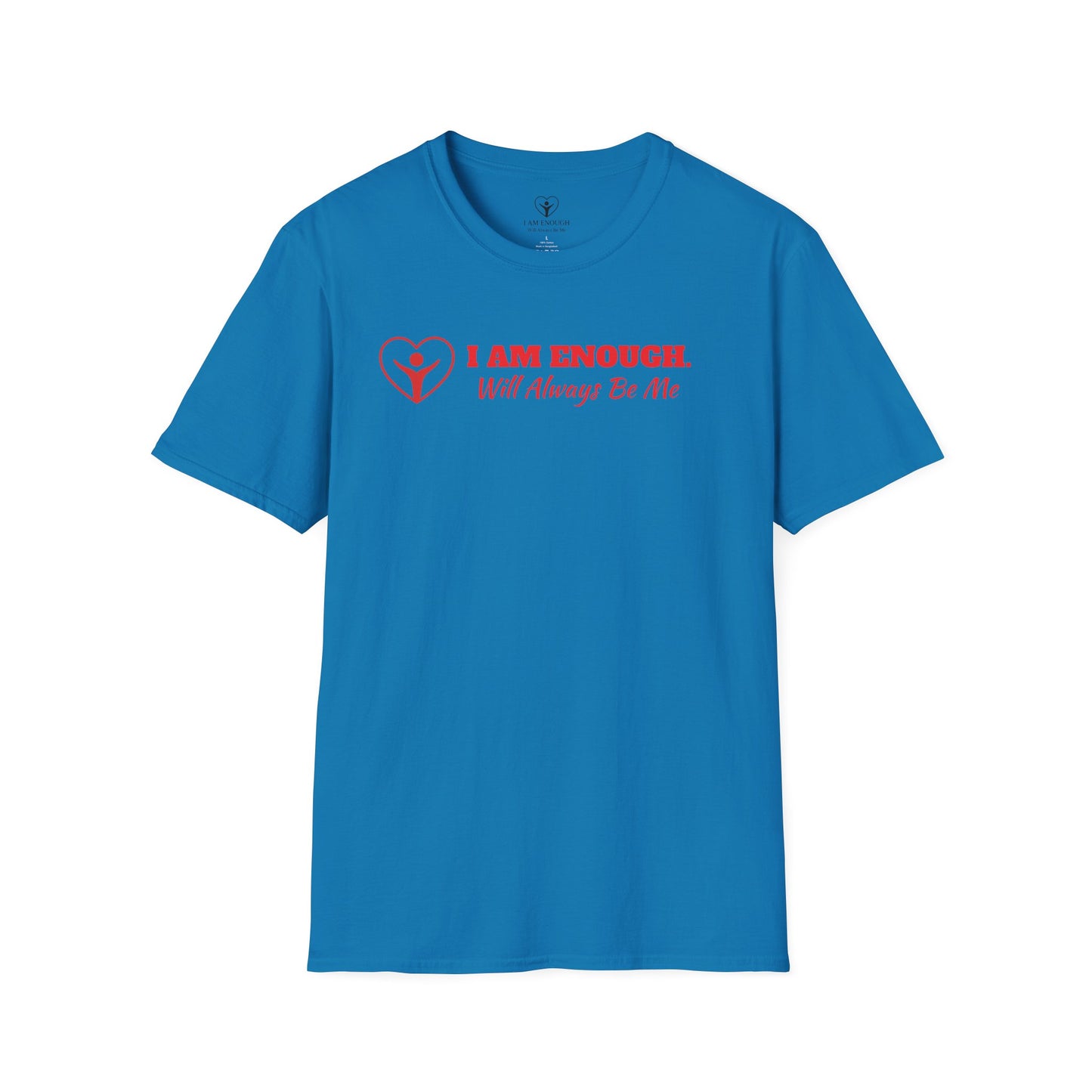 'I Am Enough' Brand Logo and Icon Unisex Softstyle T-Shirt