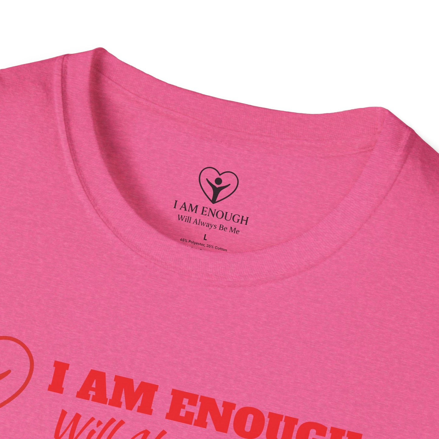 'I Am Enough' Brand Logo and Icon Unisex Softstyle T-Shirt
