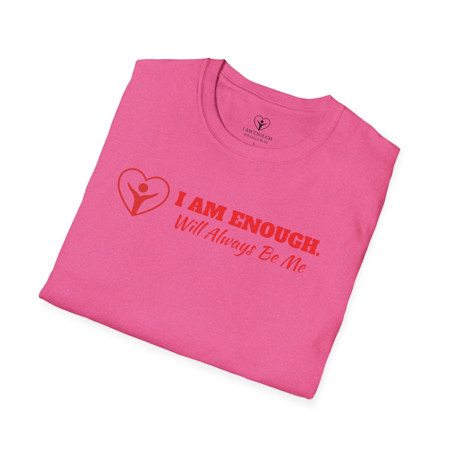 'I Am Enough' Brand Logo and Icon Unisex Softstyle T-Shirt