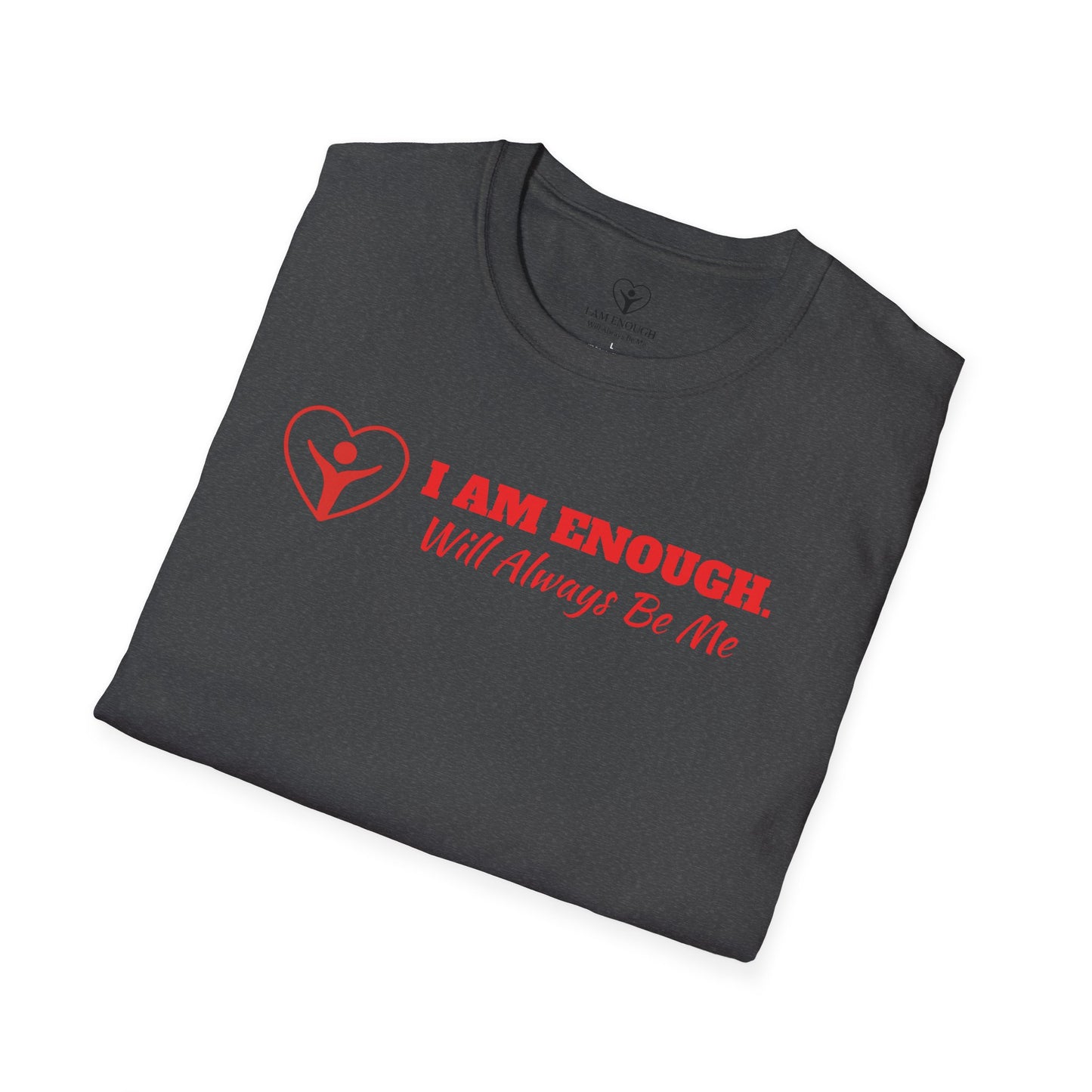 'I Am Enough' Brand Logo and Icon Unisex Softstyle T-Shirt