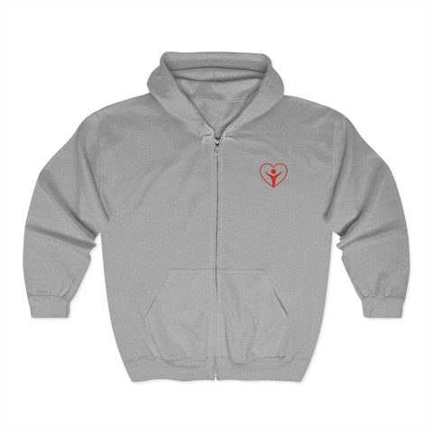 'I Am Enough' Brand Unisex Zip Hoodie