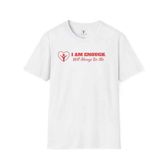 'I Am Enough' Brand Logo and Icon Unisex Softstyle T-Shirt