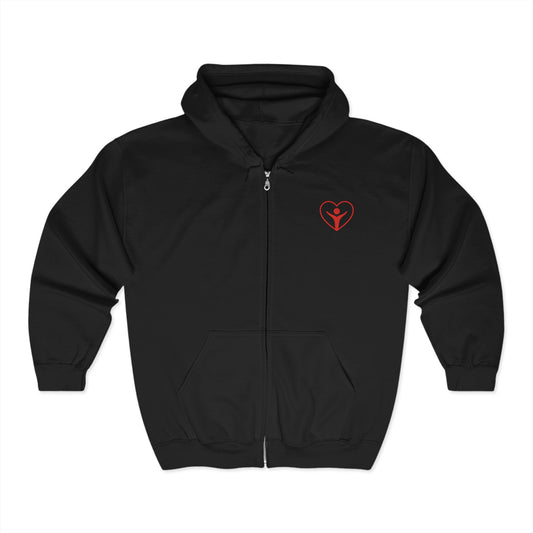'I Am Enough' Brand Unisex Zip Hoodie